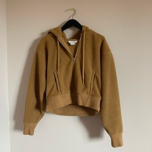 Club Monaco Teddy Quarter Zip Hoodie